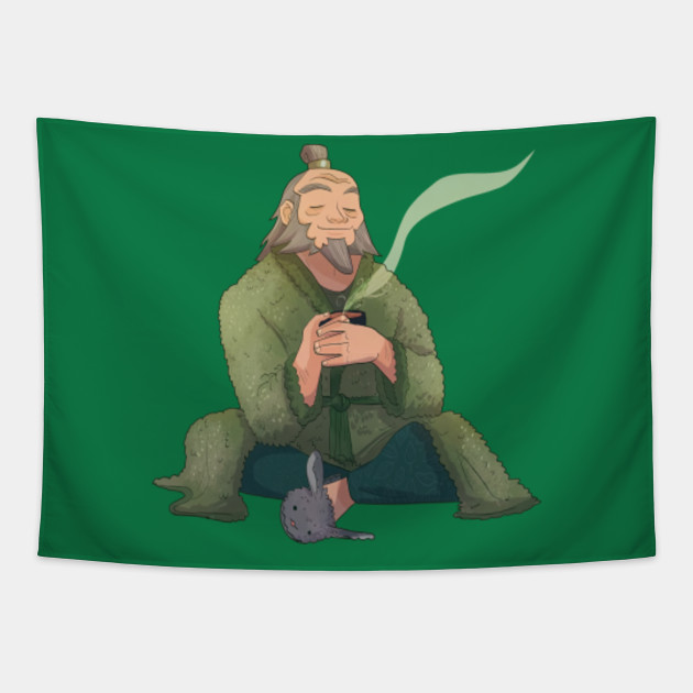 the uncle iroh jasmine dragon tea fires Uncle Iroh Tapestry TeePublic