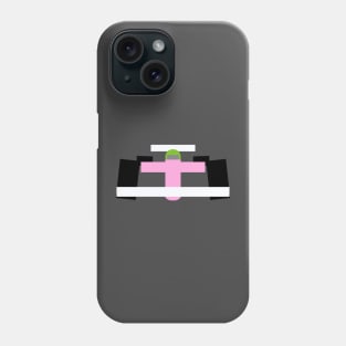 Formula racing driver - Hulk in pink Mercedes Phone Case