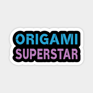 Origami Superstar for Origami Lovers Magnet