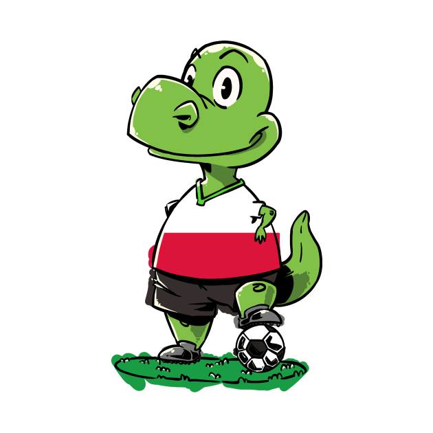 Dinosaur Soccer - Poland by iHeartDinosaurs