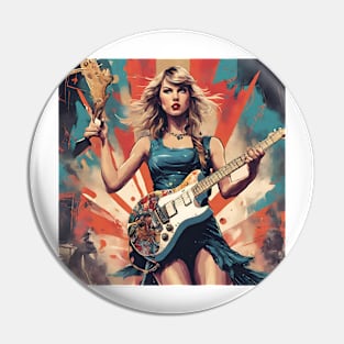 Taylor Swift vintage dnd style art Pin