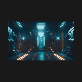 Spaceship futuristic interior T-Shirt