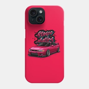 Skyline GTR R33 (Maroon) Phone Case