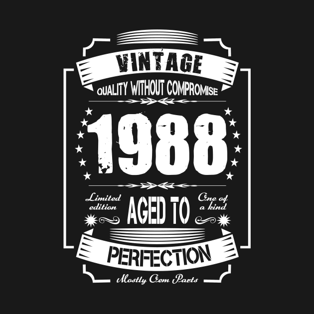 Vintage 1988 Aged to Perfection by Diannas