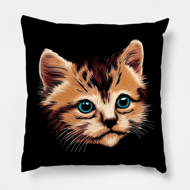 Cute Adorable Cate Pillow by T-shirt US