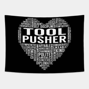 Tool Pusher Heart Tapestry