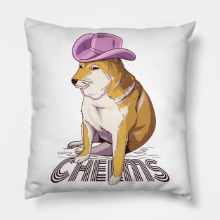 meme cheems Pillow