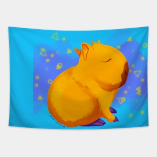 Funky Capybara Tapestry