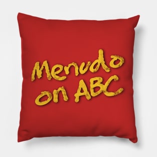 Menudo on ABC TV Logo Pillow