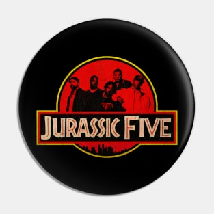 Retro Classic Jurassic 5 Pin