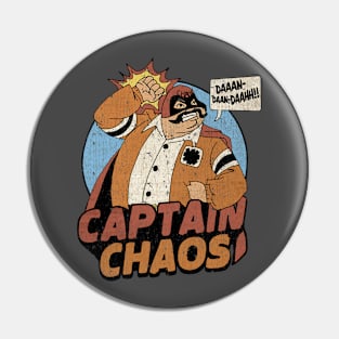 Captain Chaos Vintage Pin