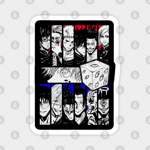 Shibuya Incident Arc | Jujutsu Kaisen Magnet by Otaku Vibes