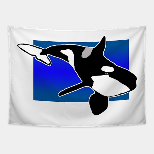 Orca Tapestry by Shyflyer