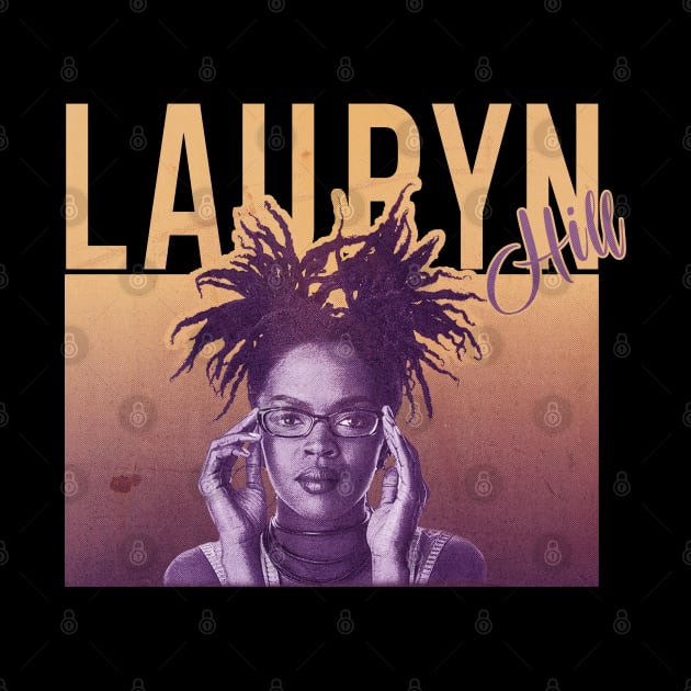 Vintage Bootleg Lauryn Hill - Halftone by Skate Merch