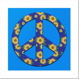 Sunflower Peace Sign Wall Decor – ThriftyHipster