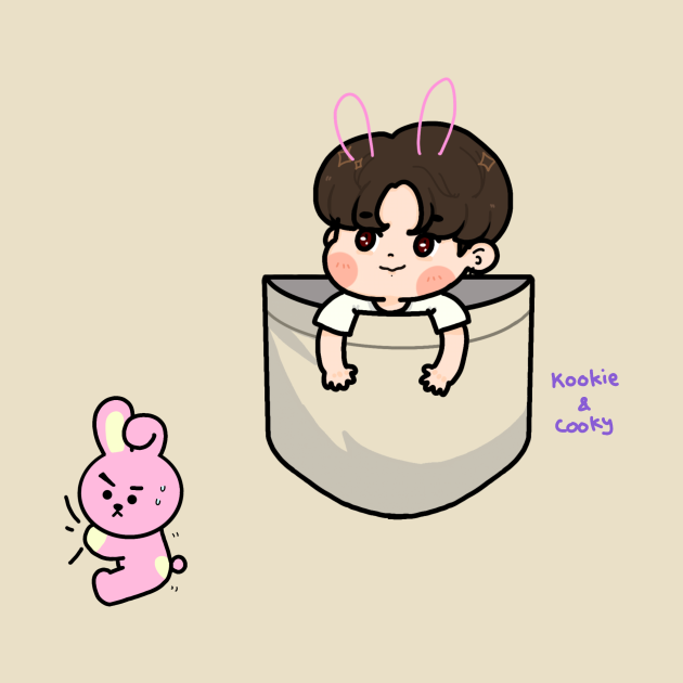 Disover kookie and cooky - Jungkook - T-Shirt