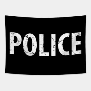 Police Cop Officer Prop Tapestry