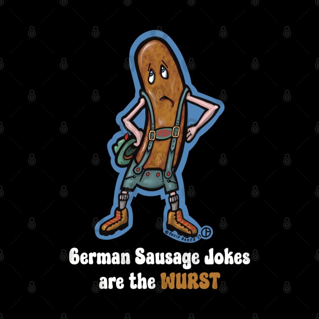 German Sausage Jokes Are The Wurst by Art from the Blue Room