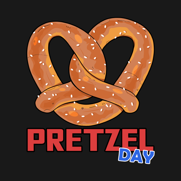 Pretzel Day Snack Food Lover by Noseking