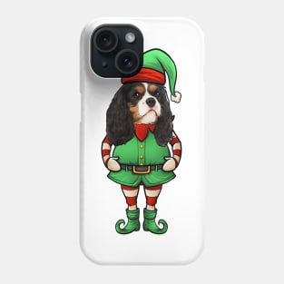 Cavalier King Charles Spaniel Christmas Elf Phone Case