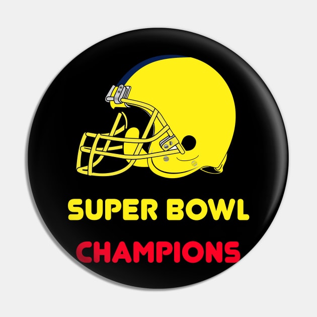 Super Bowl Pin by awesomeshirts