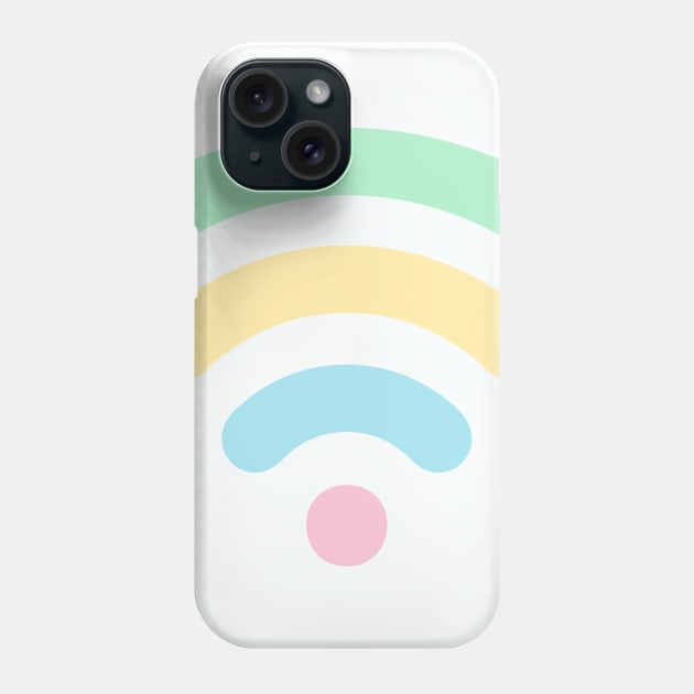 Pastel Rainbow Wi-Fi Phone Case by XOOXOO