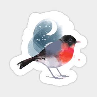 Winter Bird Magnet