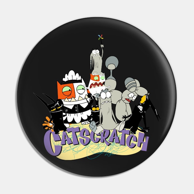 Catscratch Pin by thebeatgoStupid