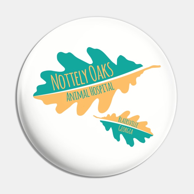 NOAH Oak Leaf Logo Pin by Nottely Oaks Animal Hospital