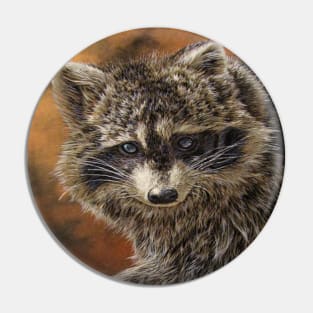 Raccoon Photobomb Pin