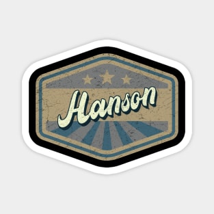 vintage Hanson Magnet