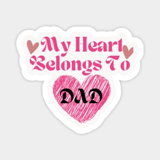 valentine's day 2023 , best gift for your love , couple , wife husband , boyfriend, girlfriend heart, love ,pink , read Magnet