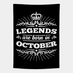 Legends Are Born in October Tapestry