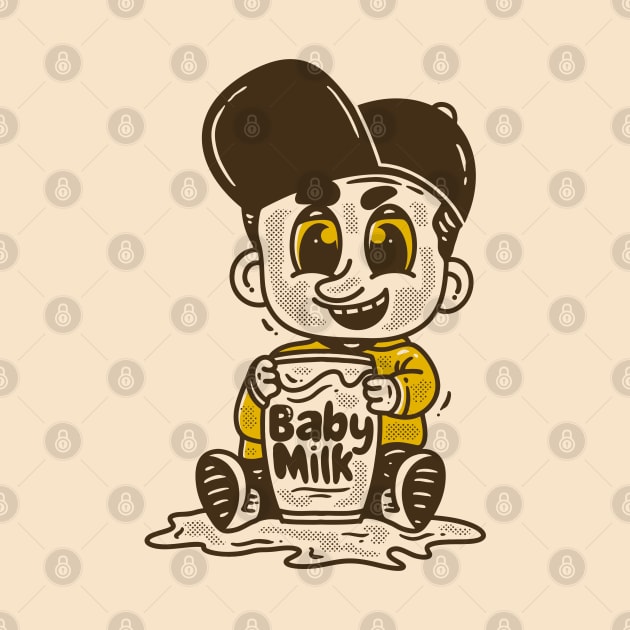 Baby and milk by adipra std