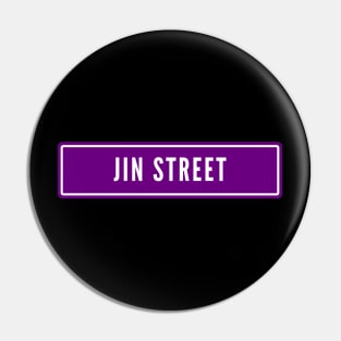 Jin BTS Street Sign Pin