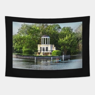 Rowing Past Temple Island Tapestry