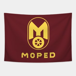 Moped Mitropa logo parody Tapestry