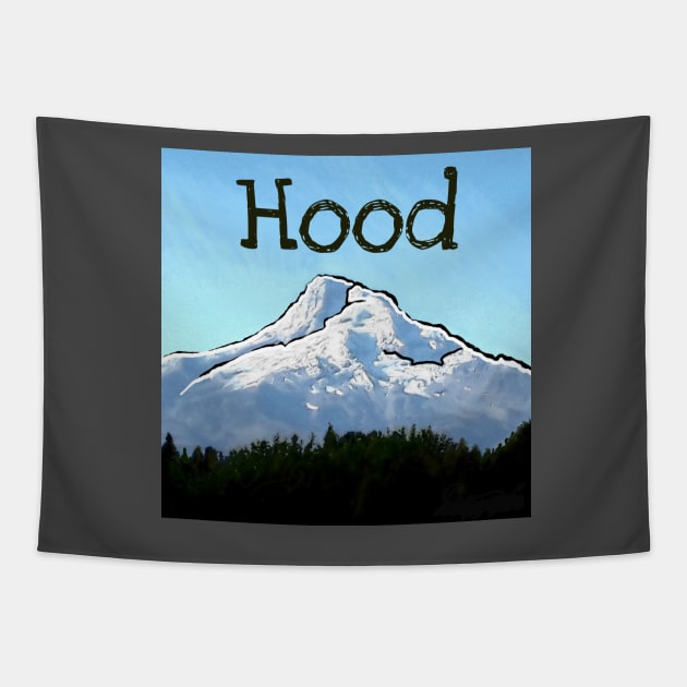 Mt. Hood, Oregon Tapestry by HollandArtz