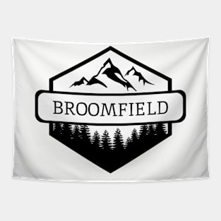 Broomfield Colorado Mountains and Trees Tapestry