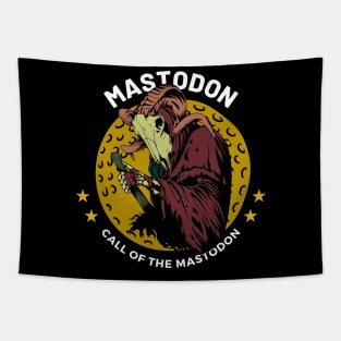 Call Of Mastodon // Original Artwork in Album style 80s Tapestry