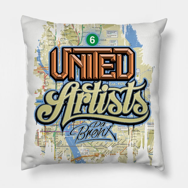 UNITED ARTISTS Pillow by trev4000