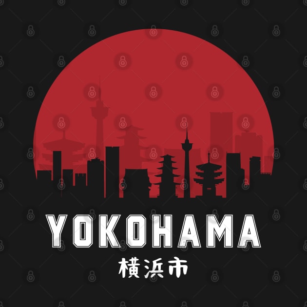 Yokohama Typography Tee - Urban Statement by Hepi Mande