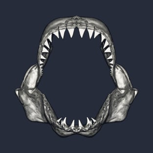 Great White Shark Jaw Fossil T-Shirt