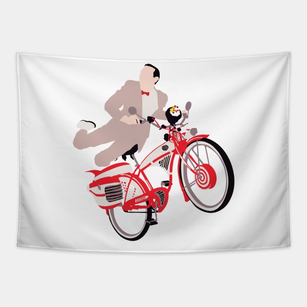 Pee Wee's Big Adventure Tapestry by FutureSpaceDesigns