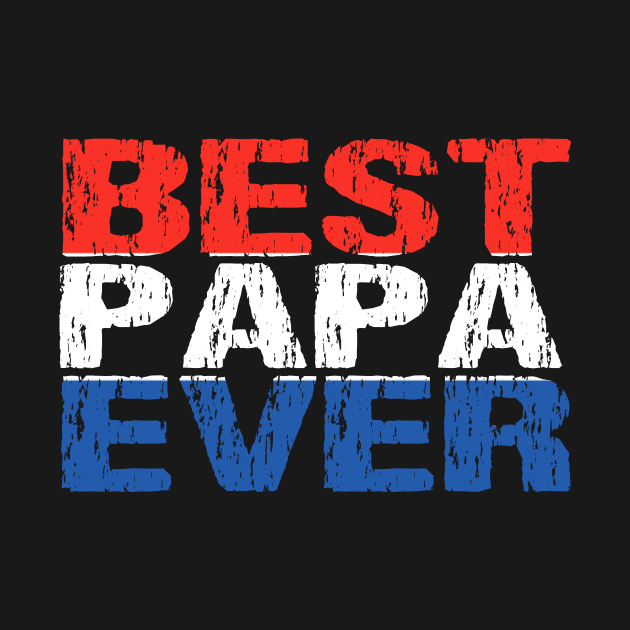 Netherlands Best Papa Ever Dad Dutch Flag by Nirvanibex