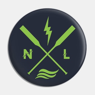 NovaLuxe Iconic Green Logo Pin