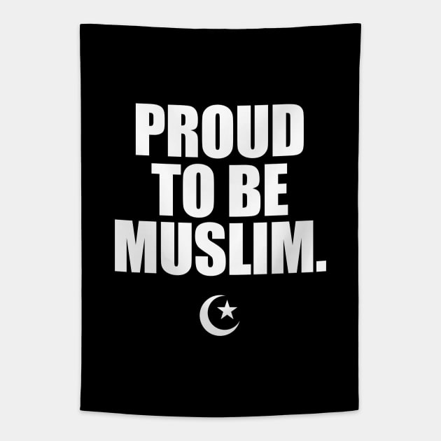 Proud To Be Muslim, Crescent Moon. Tapestry by InfinityHorizon