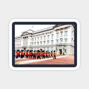 Changing Of The Guard At Buckingham Palace Magnet