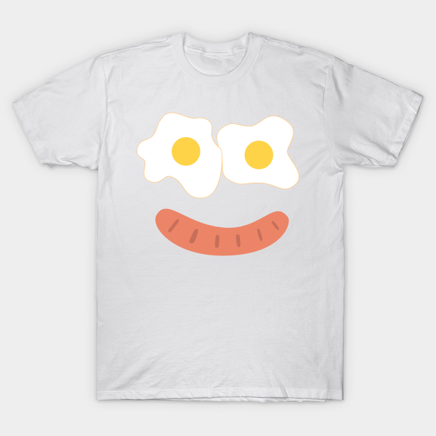 Smiley Eggs and Sausage - Eggs And Sausage - T-Shirt