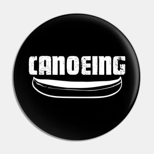 Canoeing Kayaker Outdoor Watercraft Lake Pin